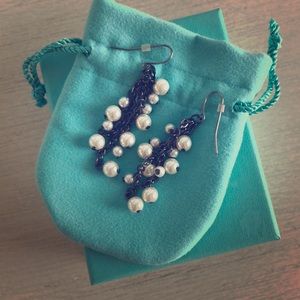 Lovely pearl chandelier earrings